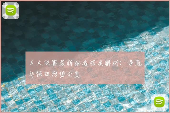 五大联赛最新排名深度解析：争冠与保级形势全览